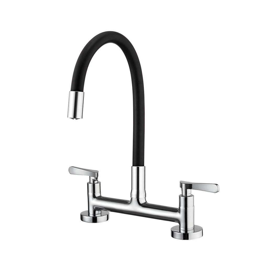 Misturador Cozinha Bica Móvel - Lorenzetti - Loren Flex Black 1256 B27 - Economia de Água
