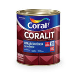 Tinta Esmalte Sintético - Ultra Resistência - Coralit - 900ml Fosco Branco - 10 Anos