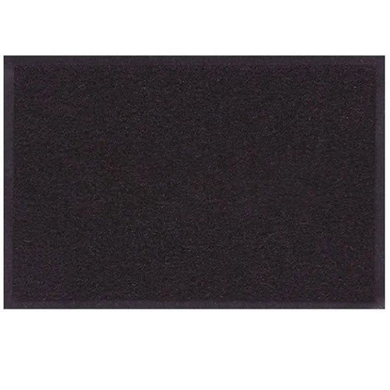 Capacho Vinílico Liso Preto 60x40cm