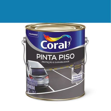 Tinta Coral Piso Azul 3.6L Alta Resistência