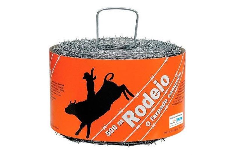 Arame Farpado Galvanizado 500m com 3x Proteção Superior