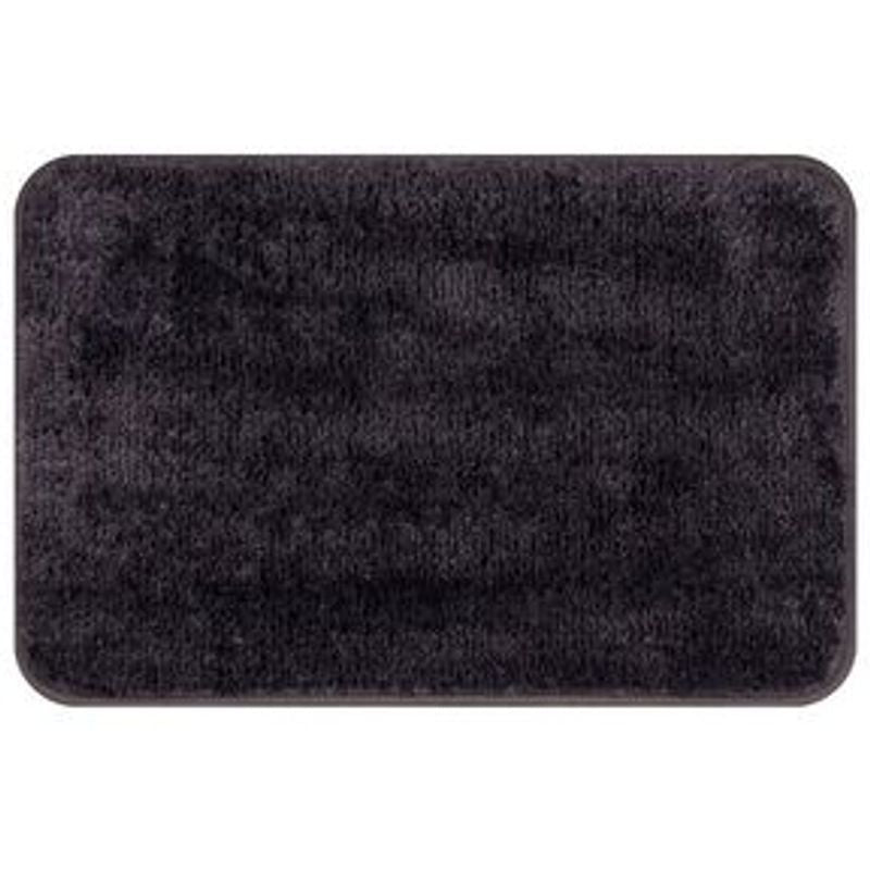 Tapete Fenice Design Curvas Grafite Antiderrapante 60x40cm