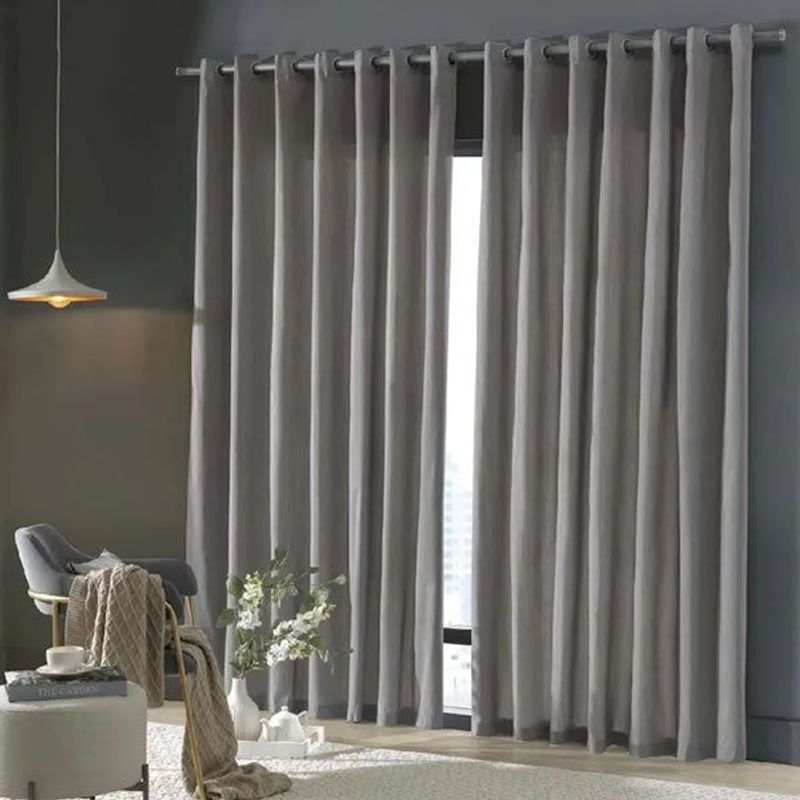Cortina Rústica Pantex Cinza Escuro 2,60m x 1,70m