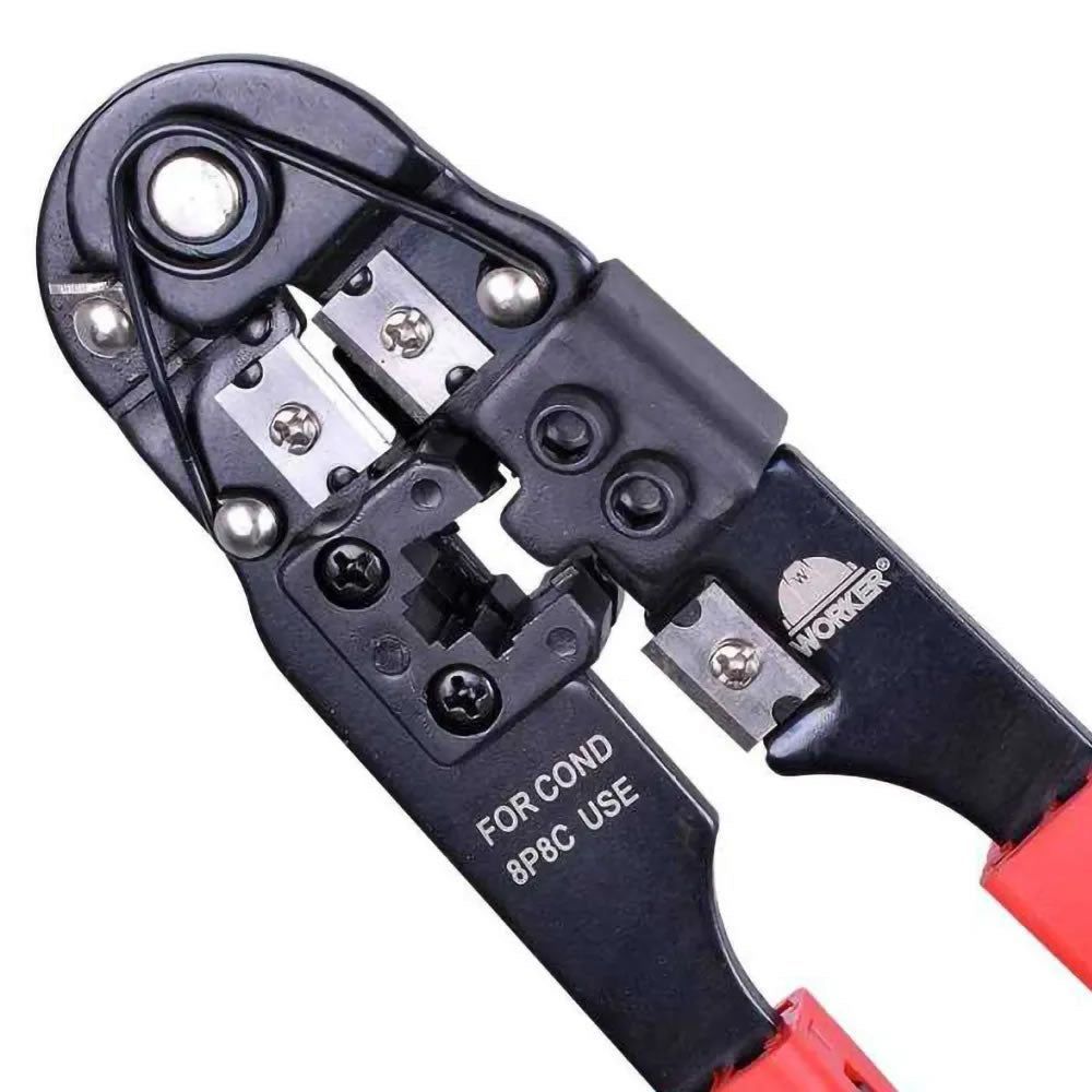 Alicate Crimpador RJ-45 de Precisão para Redes