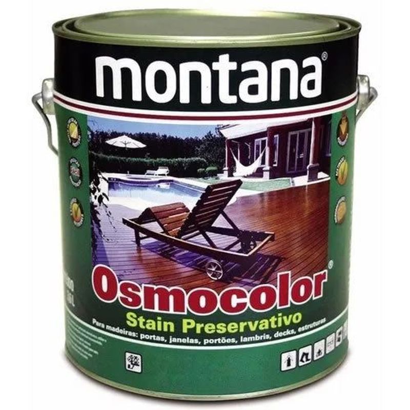 Stain Osmocolor ST Cedro 0,9L UV e Fungicida