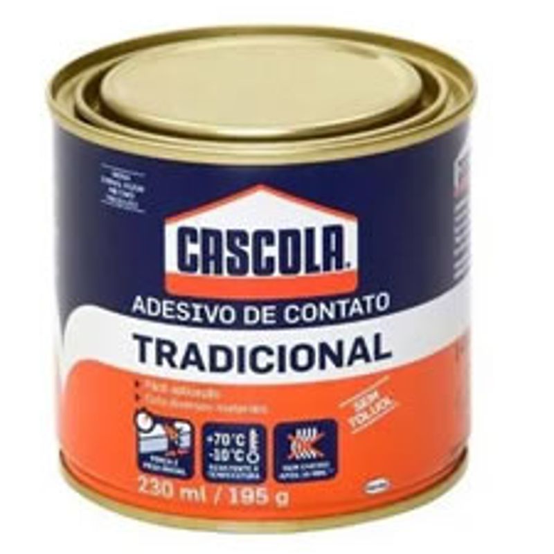 Adesivo de Contato Cascola Tradicional 195g Sem Toluol