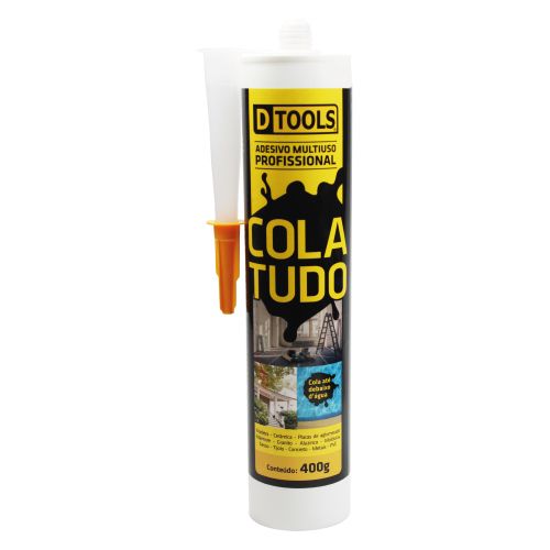 COLA TUDO CINZA BISNAGA 380G  DTOOLS