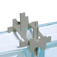 Espaçador Para Tijolo De Vidro Formato Cruz 10mm