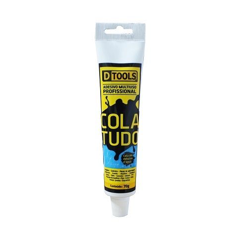COLA TUDO  BRANCO BISNAGA 70G  DTOOLS