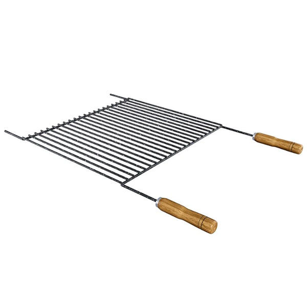 Grelha Uruguaia Mk Steel Barra Redonda Esmaltada 800x500mm