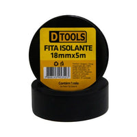 Fita Isolante Dtools Preta 18mm X 5m