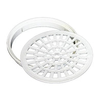 Grelha Redonda Para Caixa Sifonada 150mm Plástica Branca