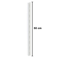 Trilho Simples De Encaixe 50cm Branco Brasforma