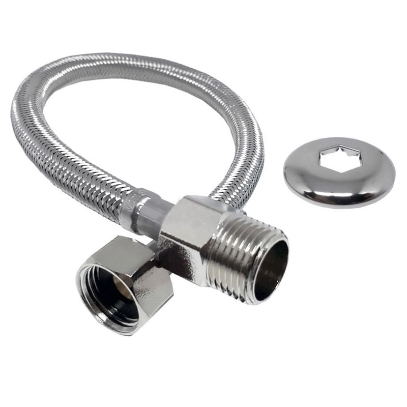 Engate Flexível Inox 40cm Liege