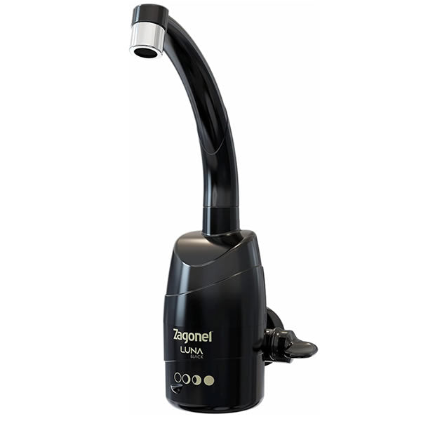 Torneira Elétrica Zagonel Luna 4 Temperaturas 5500W 127V Black