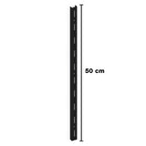 BRASFORMA TRILHO SIMPLES 50CM PRETO
