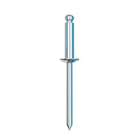 Kit Rebite De Alumínio Sforplast 40x12mm Com 20 Peças