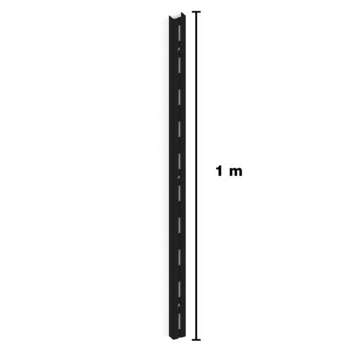 BRASFORMA TRILHO SIMPLES 1.00M PRETO