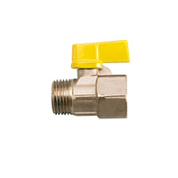 Válvula Esfera Mini GLP 1/2 NPT Interna x Externa Jackwal 5778