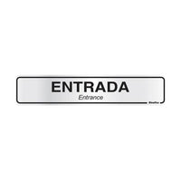 Placa De Entrada Em Alumínio 25x5cm Amanda Silva Dos Santos