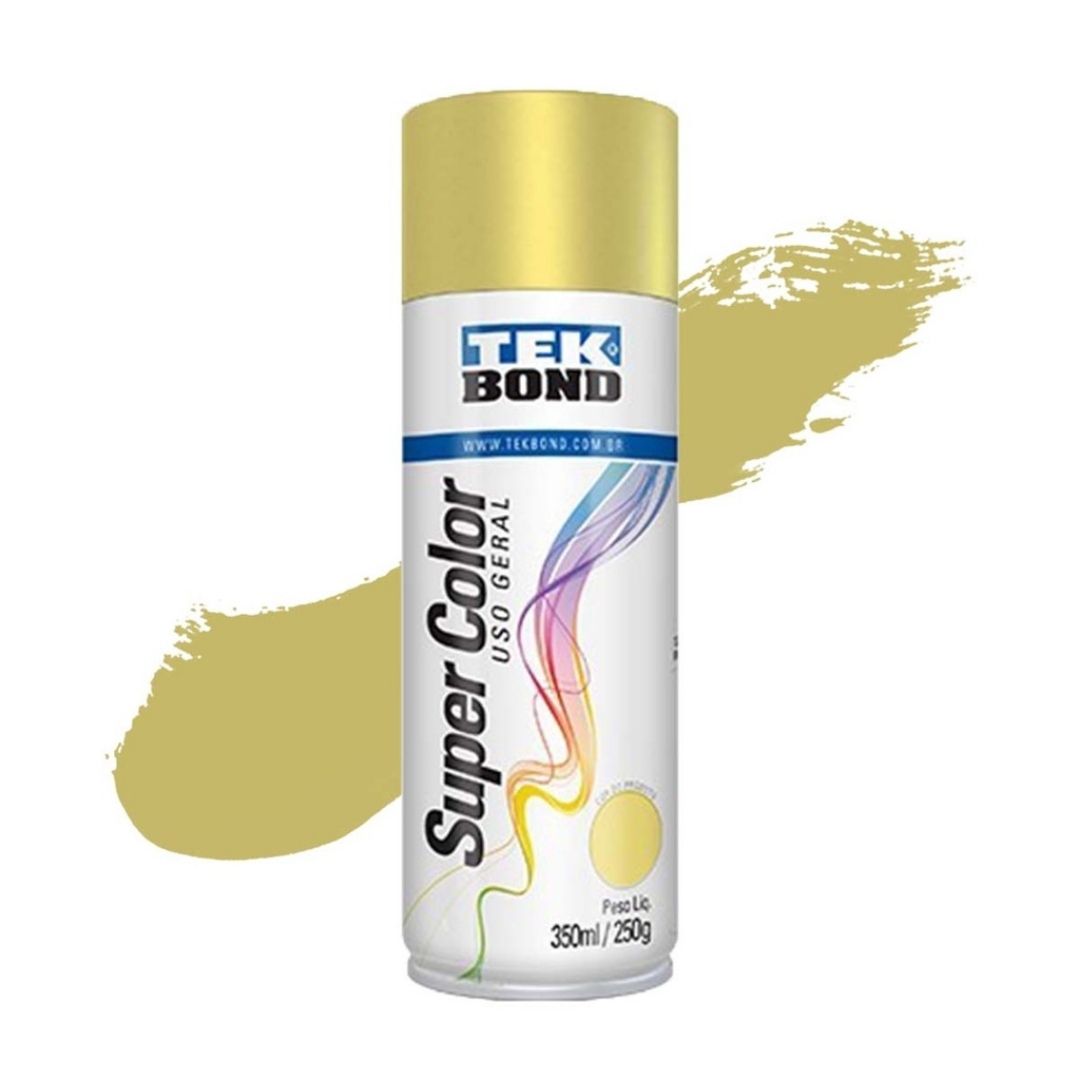 Tinta Spray Uso Geral Tekbond Dourado 350ml