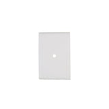 TRAMONTINA LIZ PLACA 4X2 1 FURO 9,5MM BRANCA