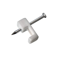 Fixa Fio Sforplast 1012 Branco Com Prego 18x25 20 Peças