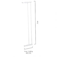 Extensor Para Grade De Proteção Kiddo 72cm X 14cm Branco