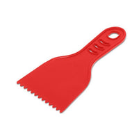 Espátula Plástica Dentada Roma 10cm Vermelha