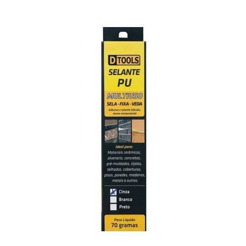 SELANTE PU MULTIUSO 70GR BRANCO DTOOLS