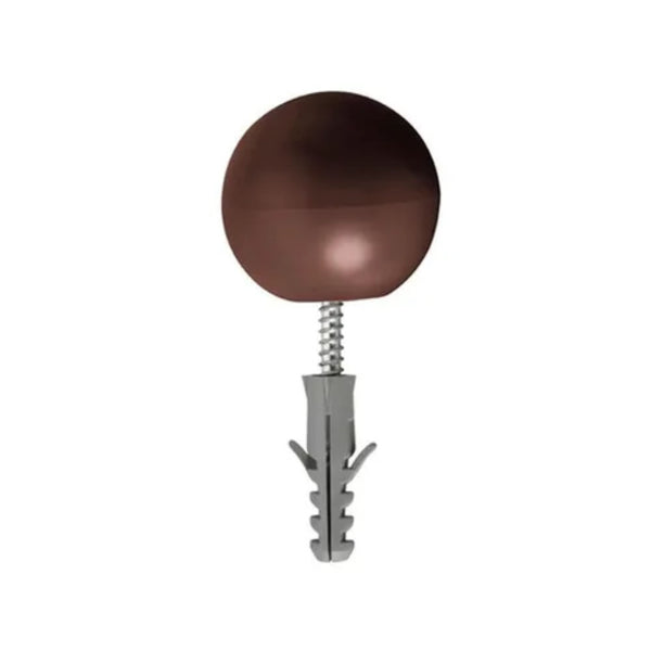 Cartela Batente Bola Marrom para Porta Bemfixa