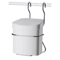 Suporte com lixeira suspensa 25l branca Future