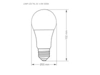Lâmpada Super Led 30 E-27 3000K 4,9W Bivolt TKL - 9W