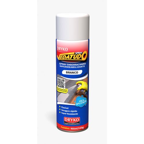 Spray Impermeabilizante Vedatudo Dryko Branco 400ml