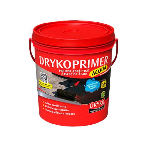 Primer Asfáltico Dryko Acqua Base Água 3,6l