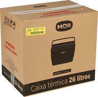 Caixa Térmica Mor 26 Litros Azul Com Alça