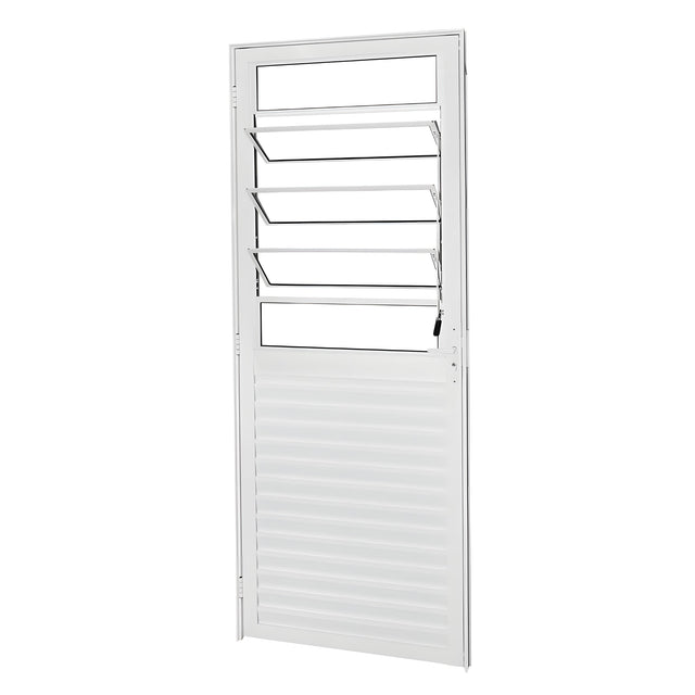 Porta Stand Alumínio Mista Basculante 84x215 VLS Esquerda R120