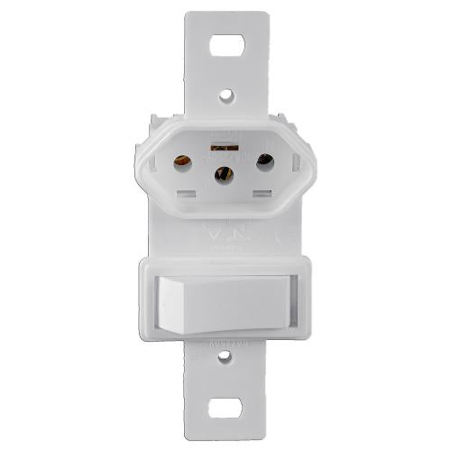 Interruptor Simples Tomada 10A para Condulete Ilumi