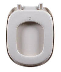 Assento Sanitário Almofadado Astra Paris Oval Bone