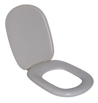 Assento Sanitário Almofadado Astra Paris Oval Bone