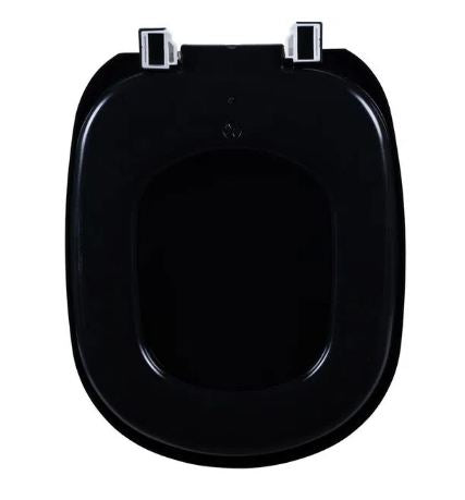 Assento Sanitário Almofadado Paris/Sabatini Astra Pemium Ebony (PRETO)