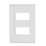 TRAMONTINA LIZ PLACA 4X2  2P AFASTADO BRANCA
