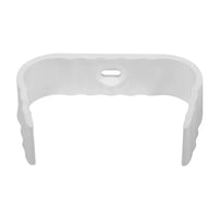 Abraçadeira Para Condutor De Calha Astra Branco