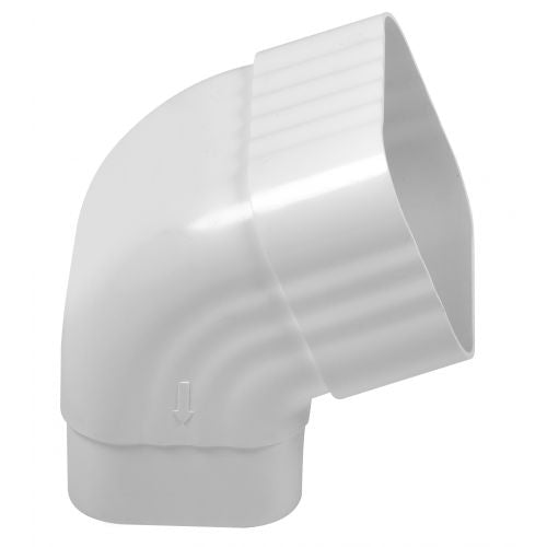 Joelho Frontal Para Calha Condutora 120 Graus Astra Branco