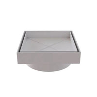 Ralo Oculto Quadrado 15x15cm Branco