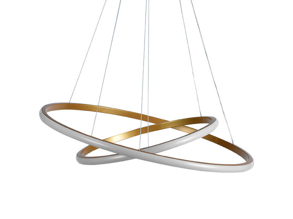 Lustre Pendente Led Montreal 3000K 35W Ouro Fosco Taschibra