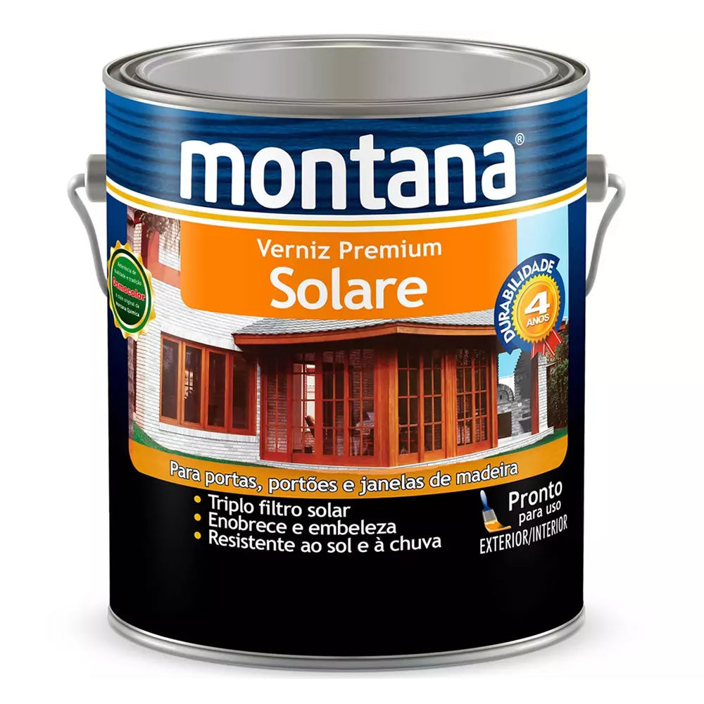 Verniz Solare Montana Brilho Imbuia 3.6L