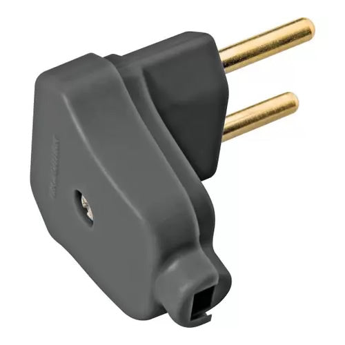 Plug Macho 90 Graus 10a Preto Tramontina