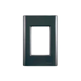 TRAMONTINA LIZ PLACA 4X2 3P JUNTOS GRAFITE