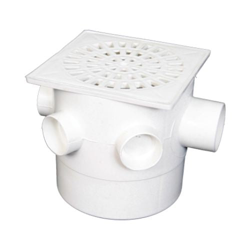 Caixa Sifonada Krona 150 x 50 mm em PVC Branco